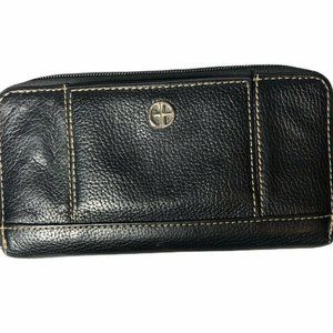 Giani Bernini Softy Leather Banker Wallet Black
